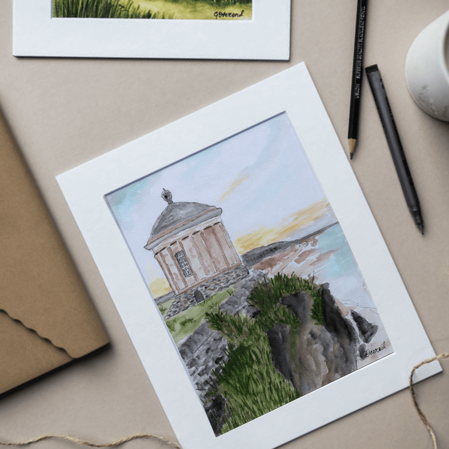 Mussenden Temple - Cliffside Print