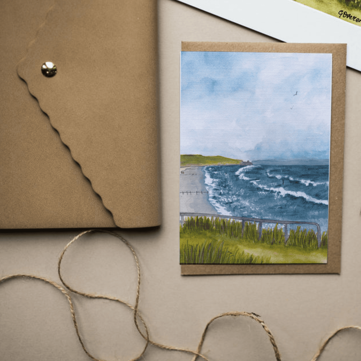 Portstewart Strand Greeting Card