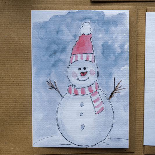 Snowman Christmas Card