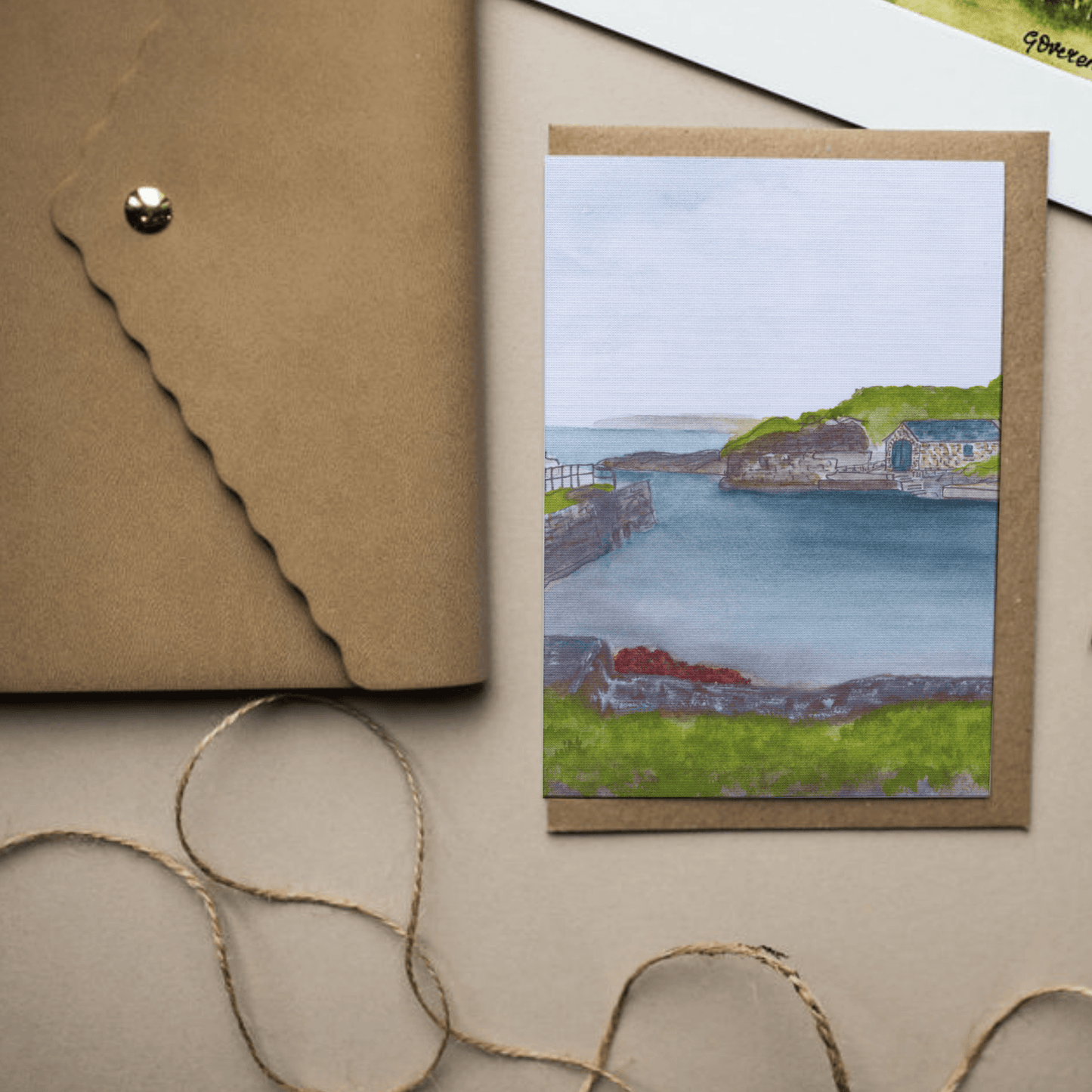 Ballintoy Harbour Greeting Card