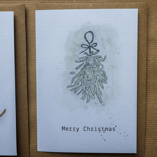 Mistletoe Christmas Card