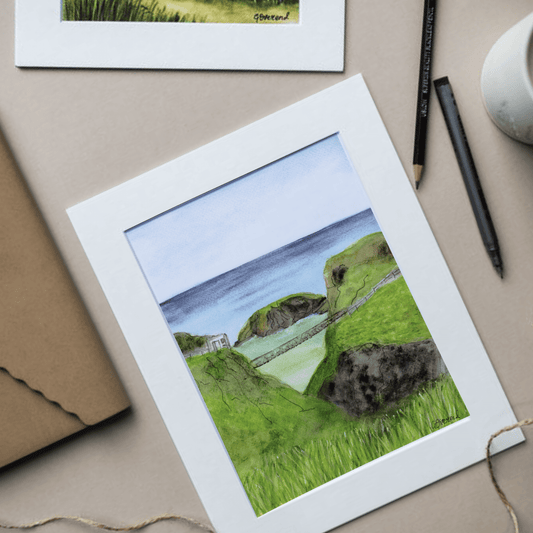 Carrick-A-Rede Rope Bridge Print