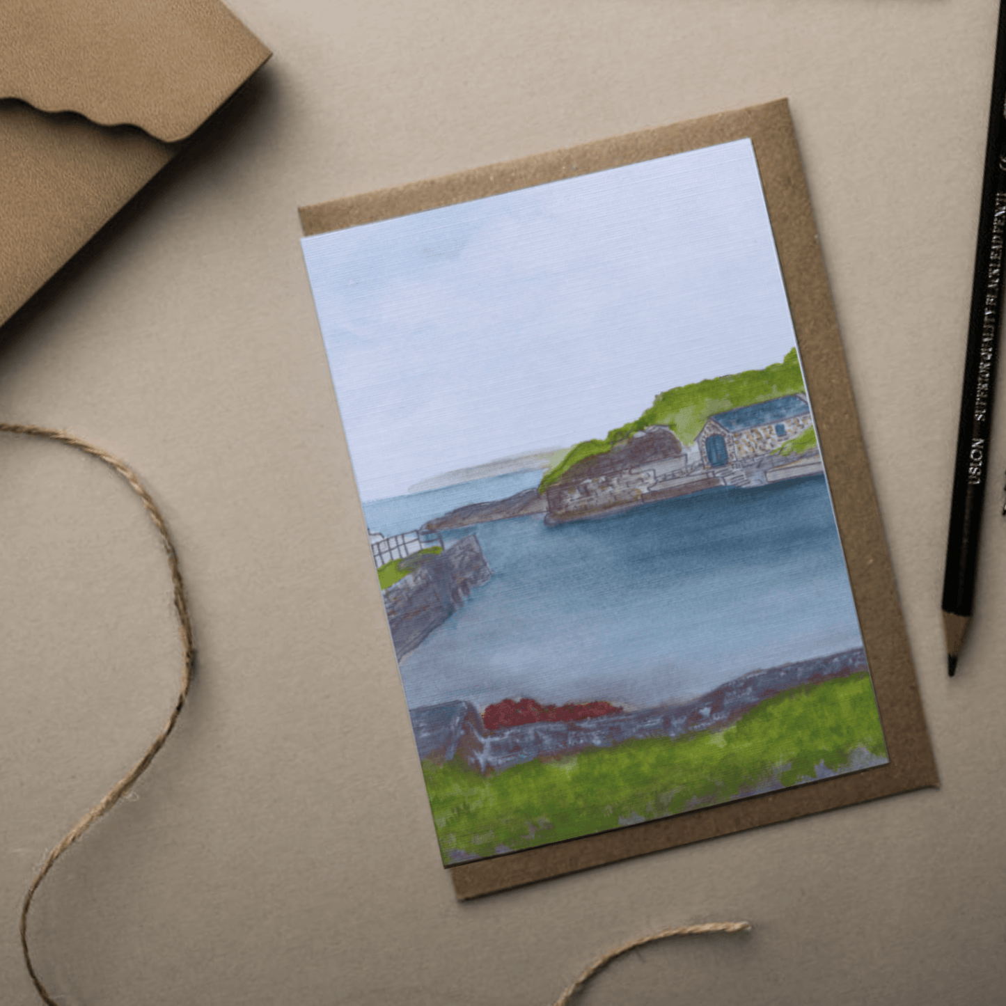 Ballintoy Harbour Greeting Card