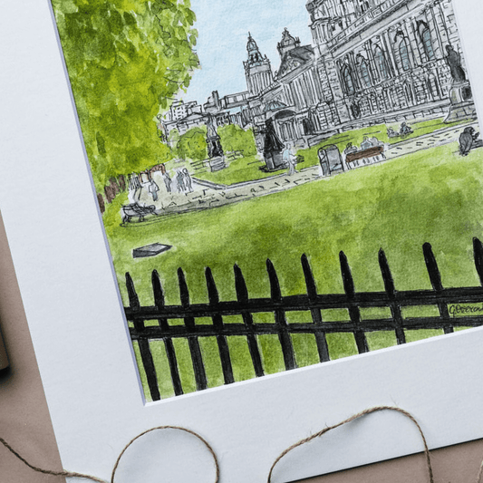 Belfast City Hall - Watercolour Original