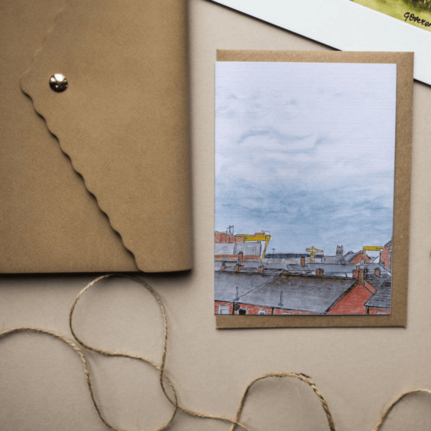 Belfast Rooftops Greeting Card
