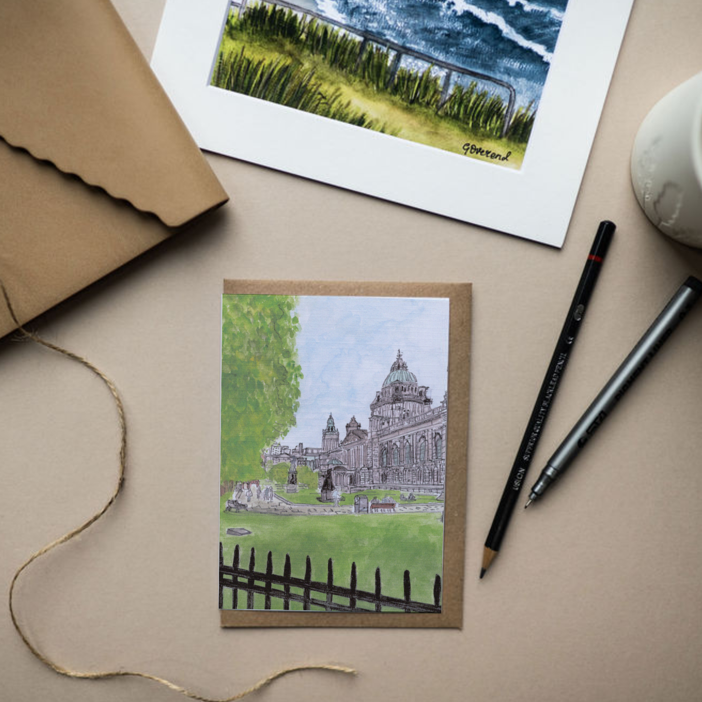 Belfast City Hall Greeting Card