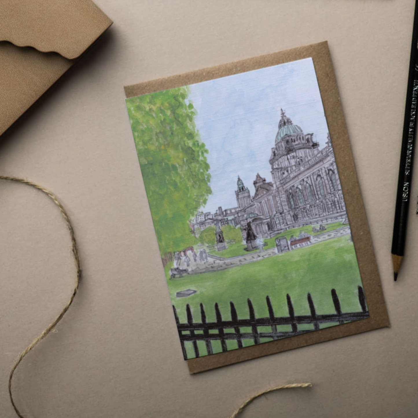 Belfast City Hall Greeting Card