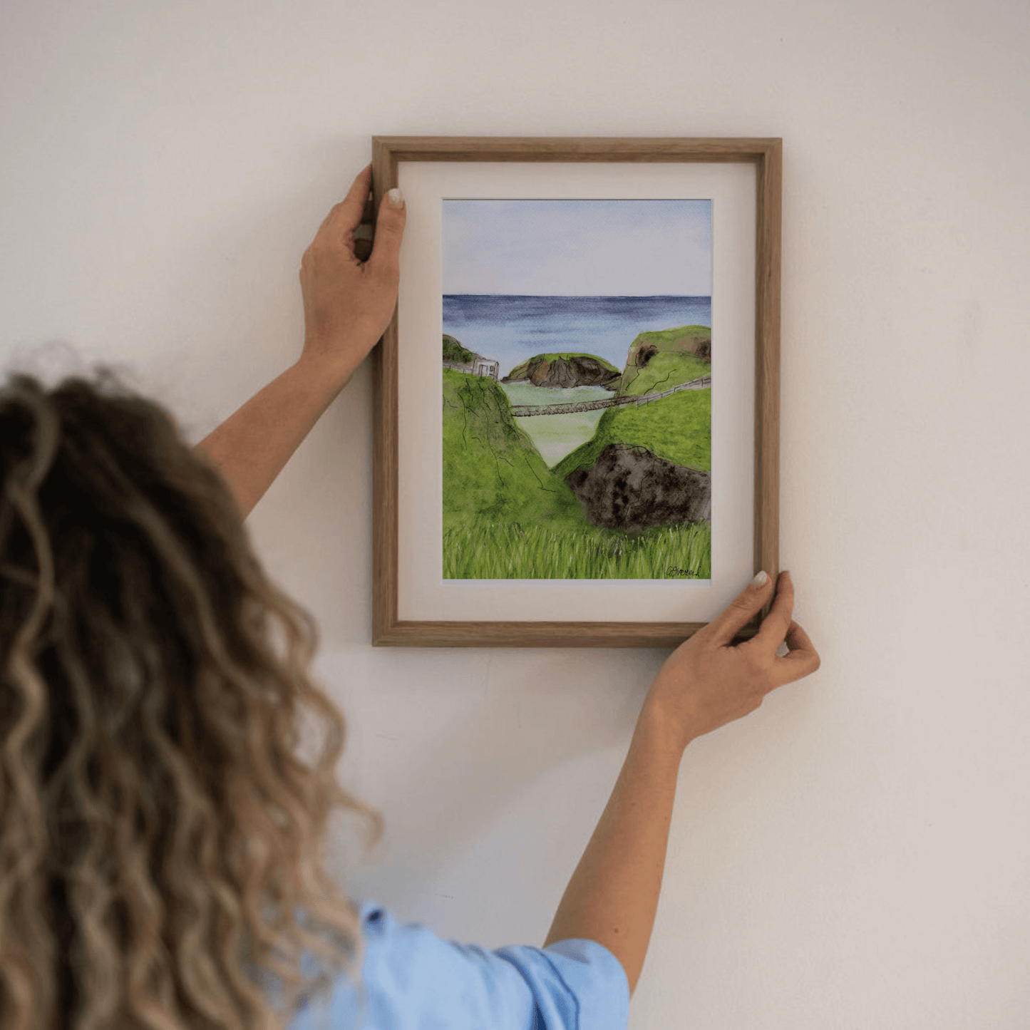 Carrick-A-Rede Rope Bridge Print