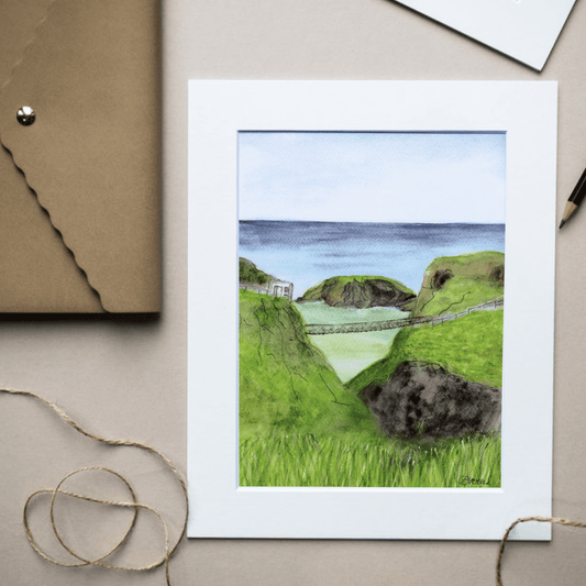 Carrick-A-Rede Rope Bridge Print