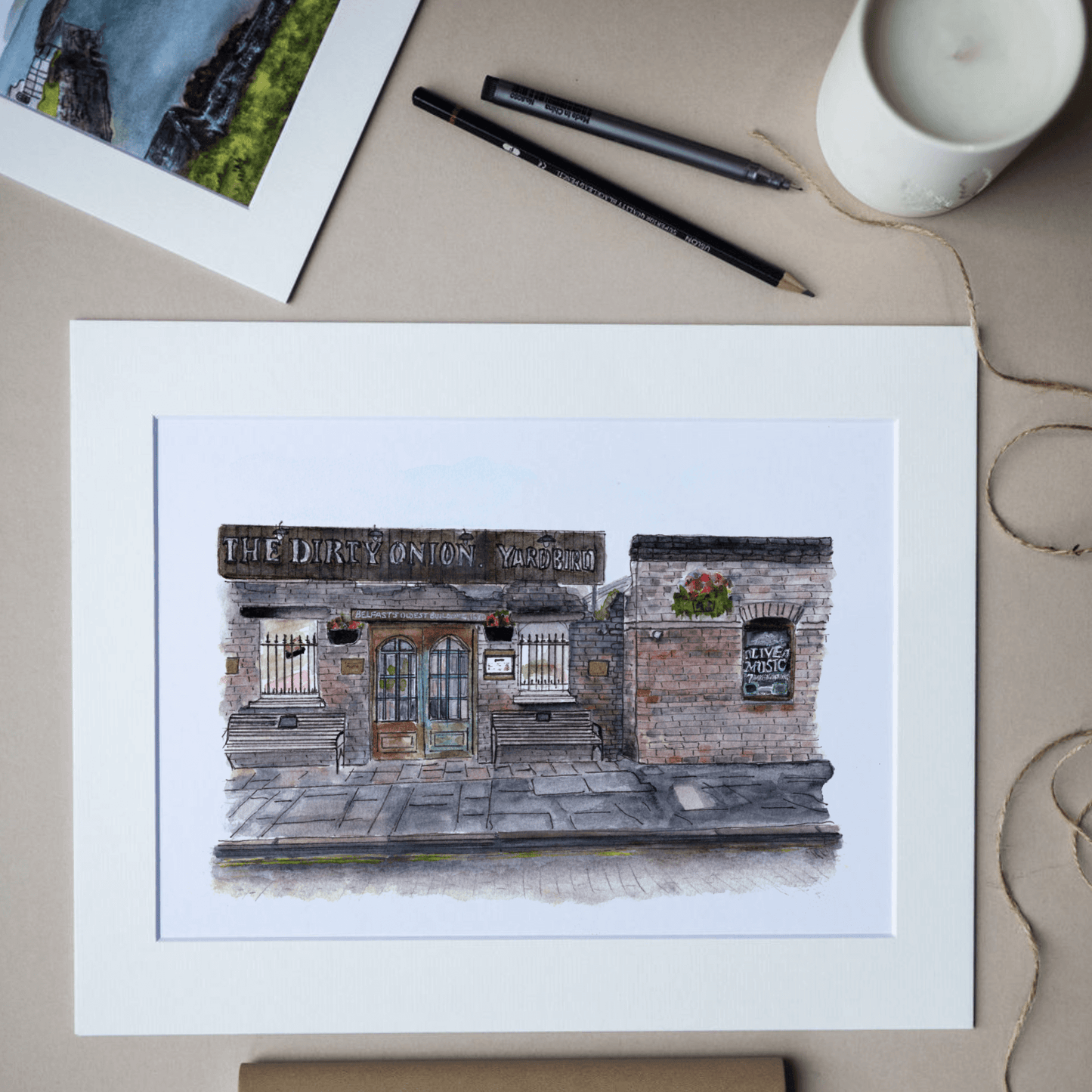 Dirty Onion, Belfast Art Print