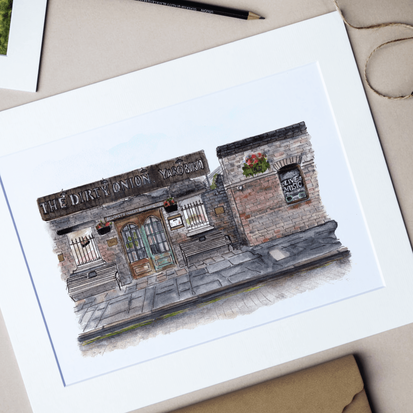 Dirty Onion, Belfast Art Print