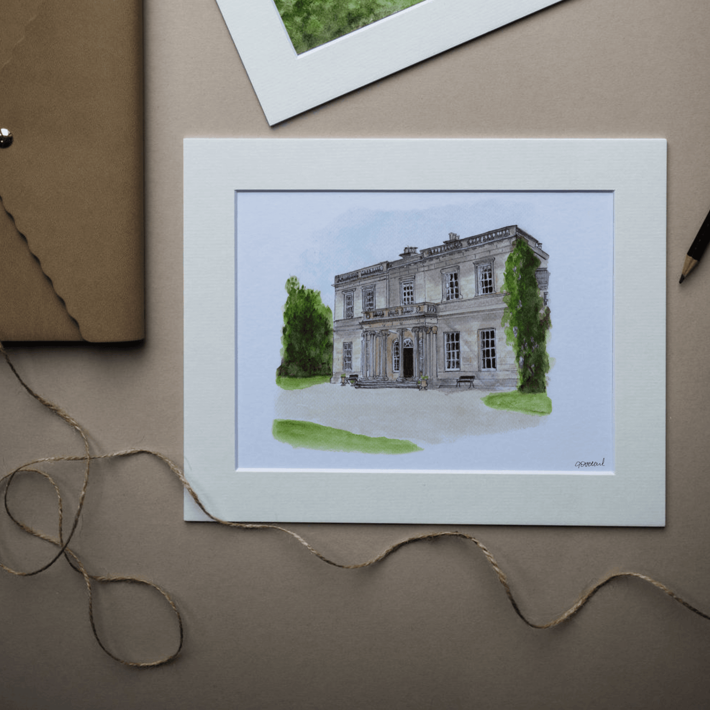 Drenagh House Estate Print