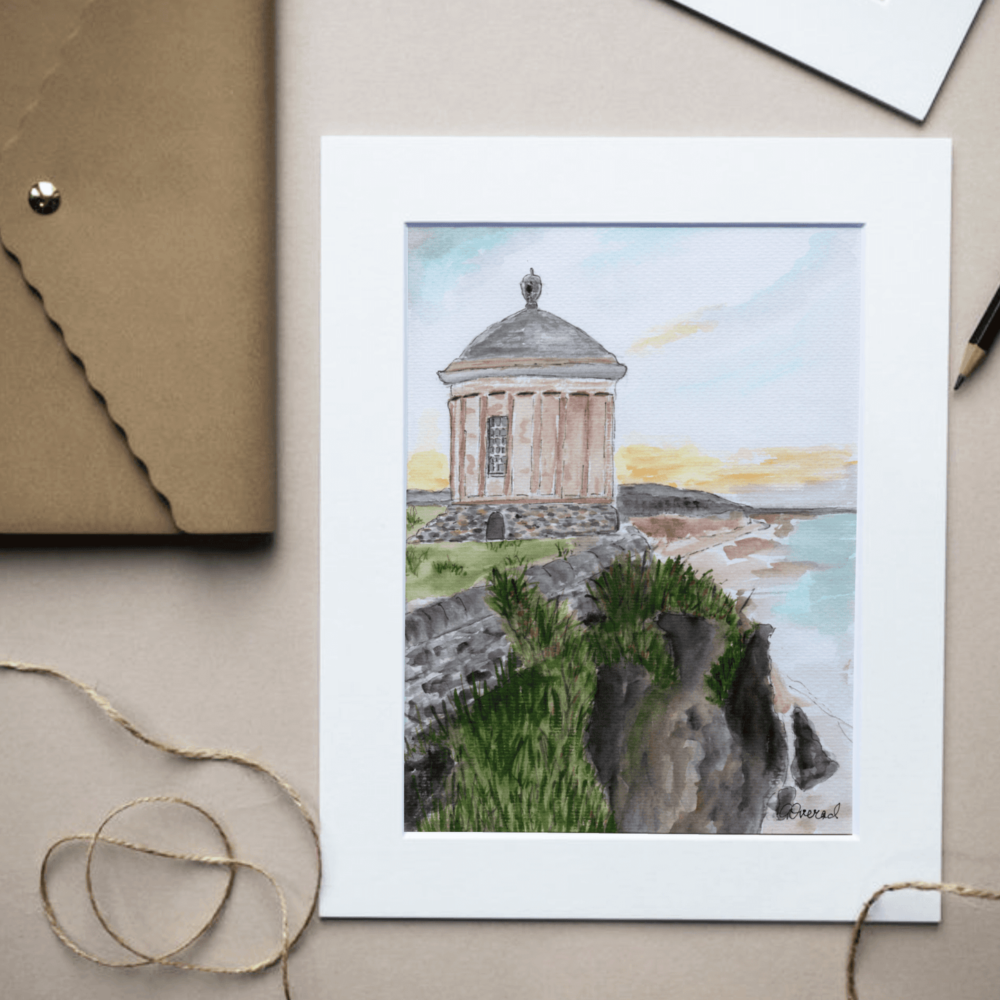 Mussenden Temple - Cliffside Print