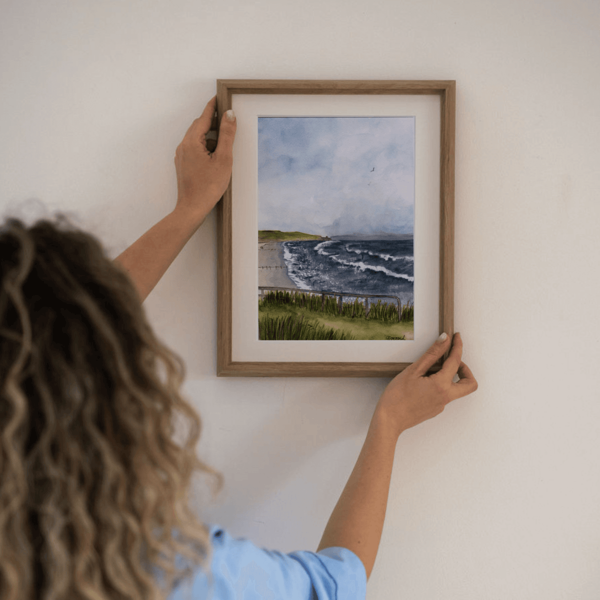 Strans Art Portstewart Strand Art Print – Gemma Overend Art