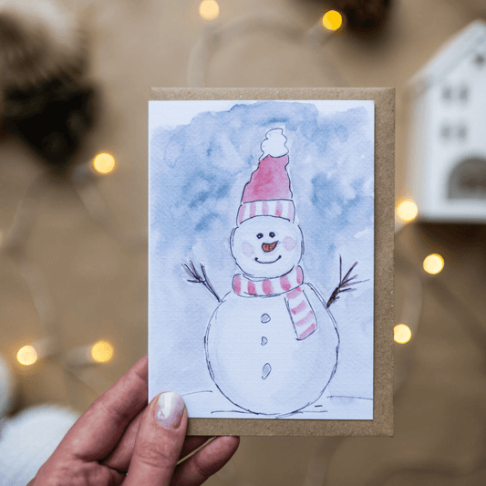 Snowman Christmas Card