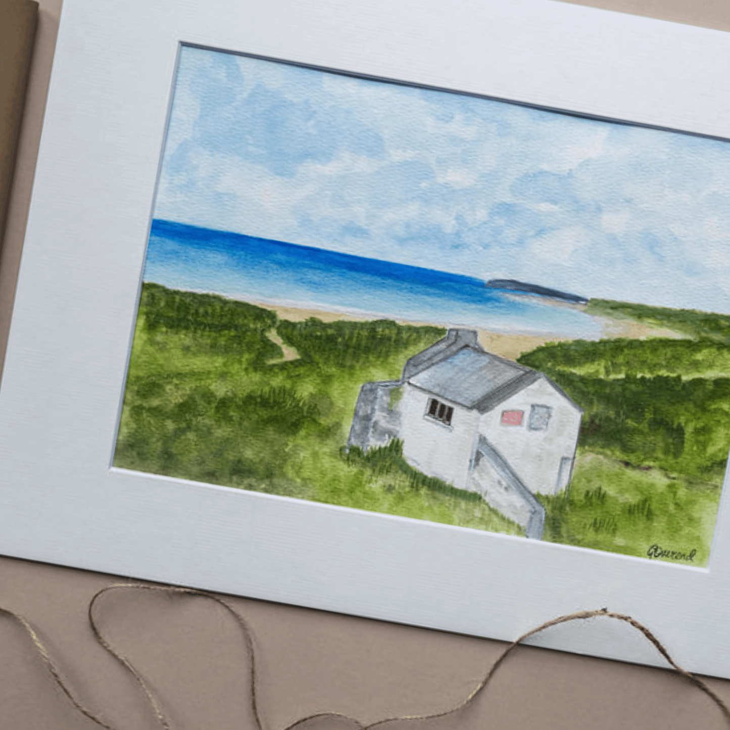 Whitepark Bay Original Watercolour Original