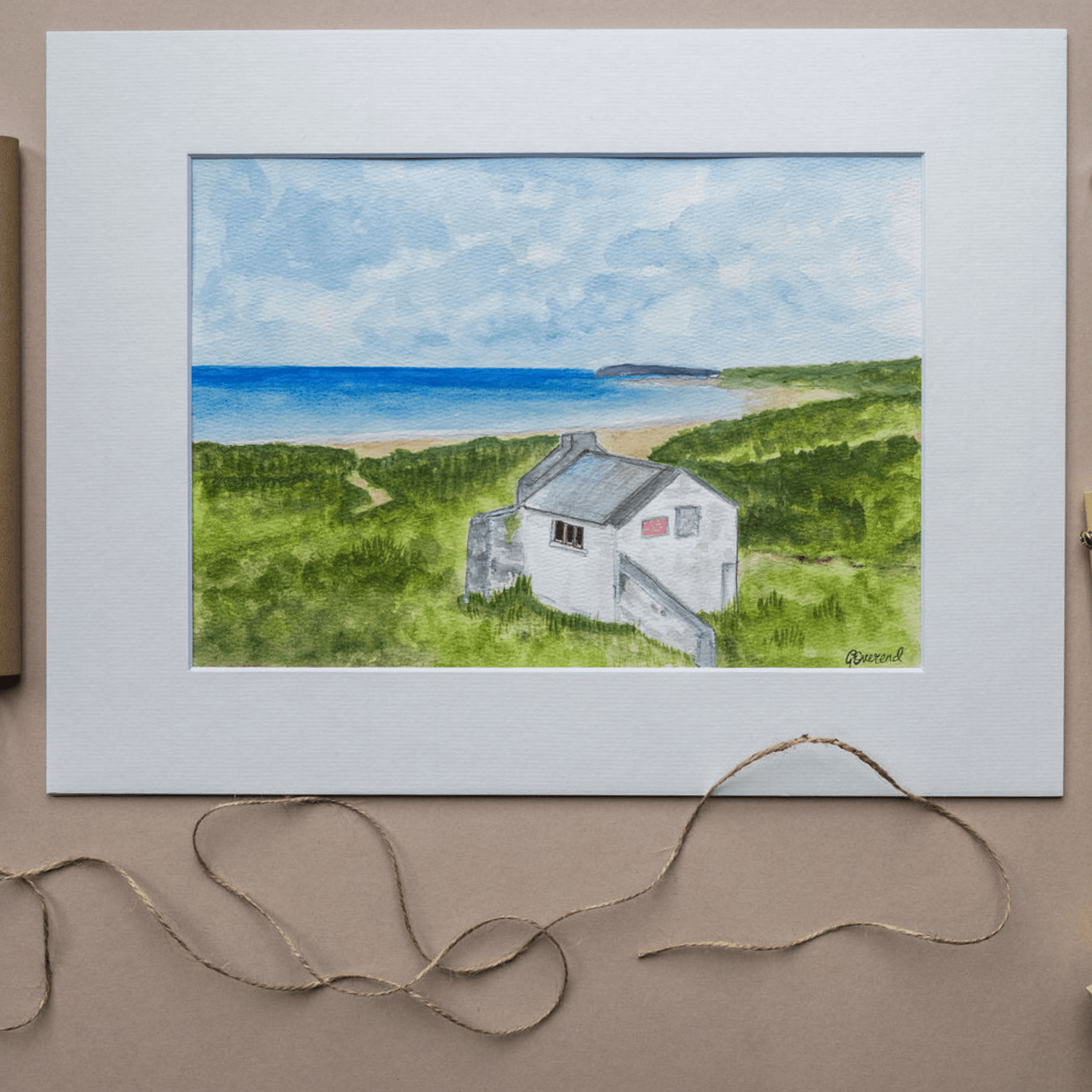Whitepark Bay Original Watercolour Original