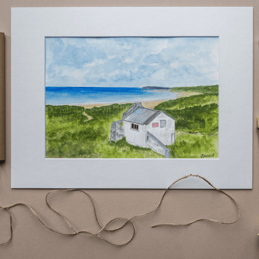 Whitepark Bay Original Watercolour Original