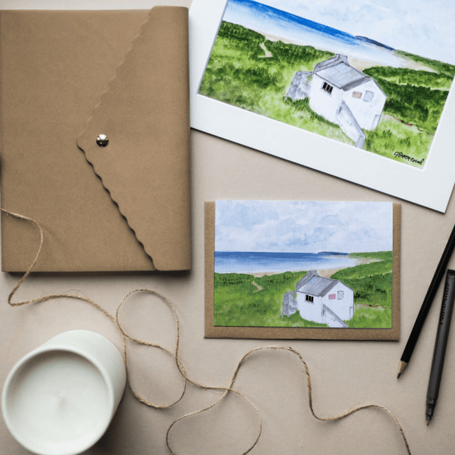 Whitepark Bay Greeting Card