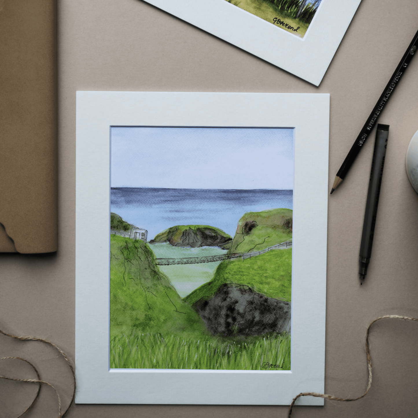 Carrick-A-Rede Rope Bridge Print