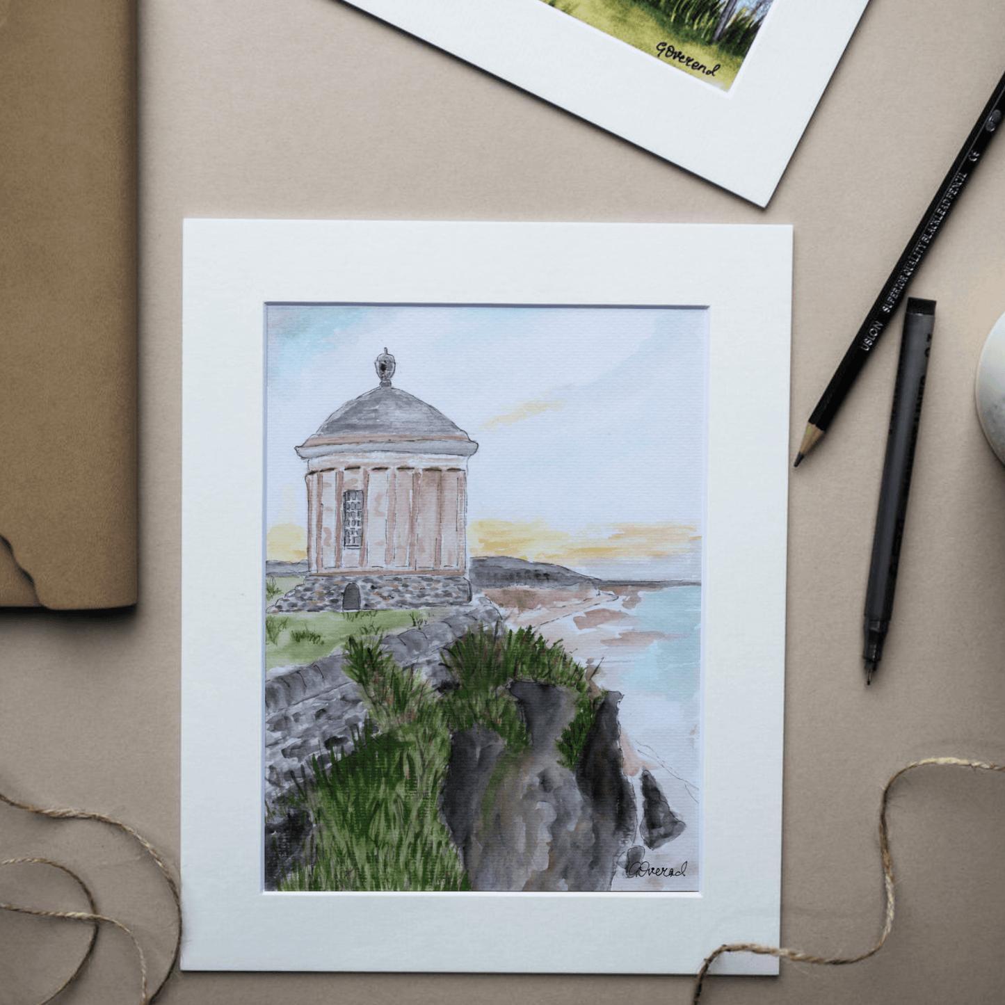 Mussenden Temple - Cliffside Print