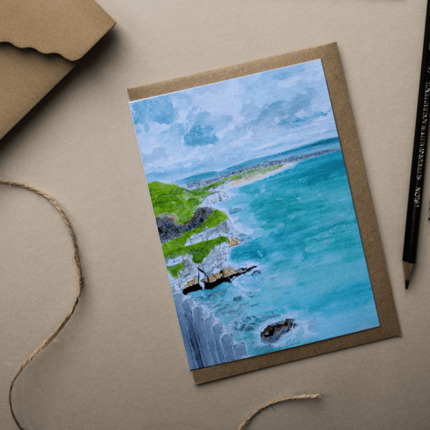 Magheracross Viewpoint Greeting card
