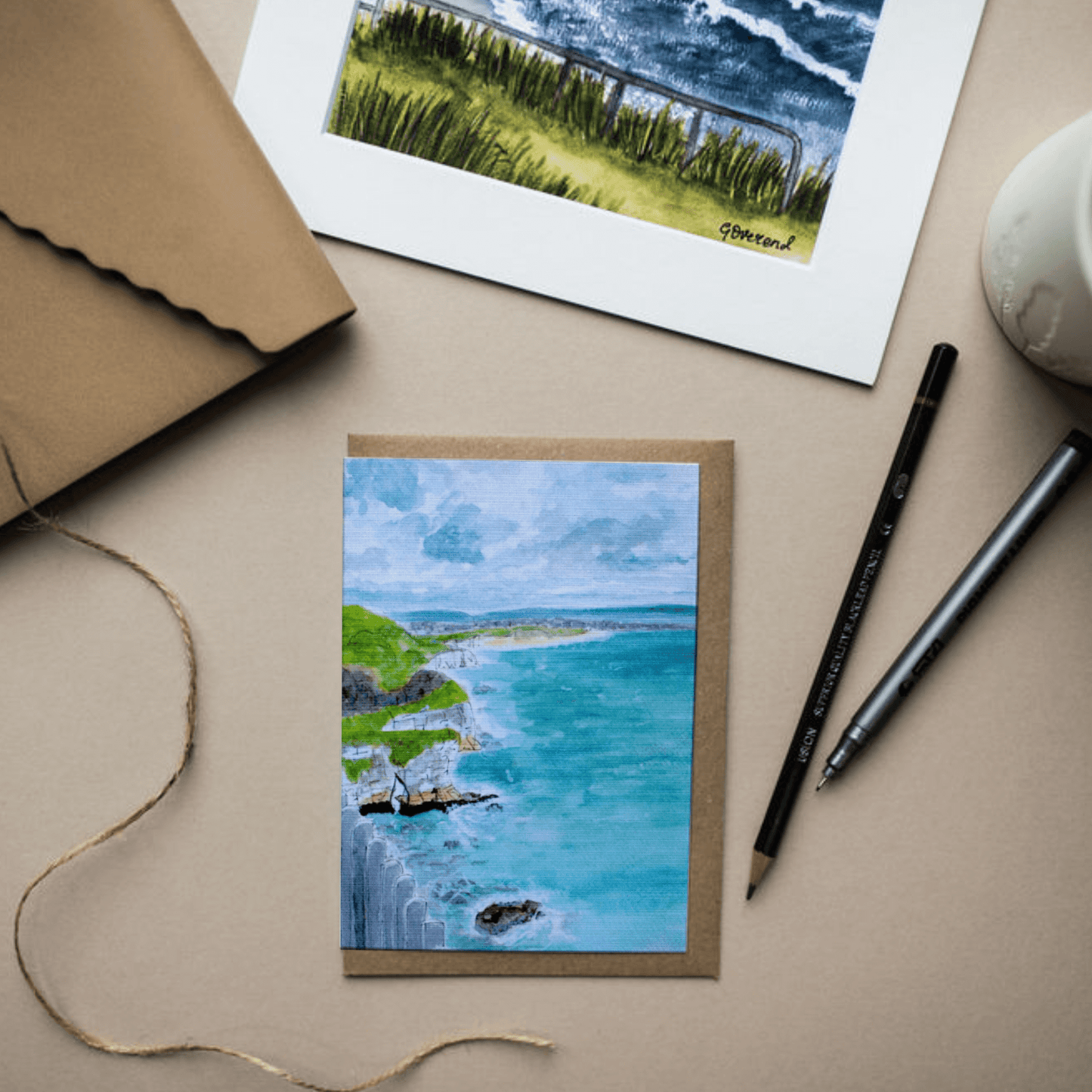 Magheracross Viewpoint Greeting card